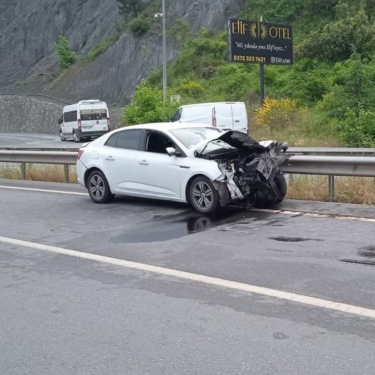 Zonguldak’ın Ereğli ilçesinde sabah saatlerinde meydana gelen trafik kazasında Ortacıspor
