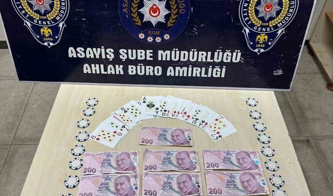 Kocaeli’nin Gebze ilçesinde kumar oynayan 3 kişiye 27 bin 741