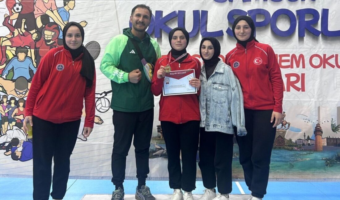 Okul sporları kapsamında Samsun’da yapılan bilek güreşi müsabakalarında, Rekabet Kurumu