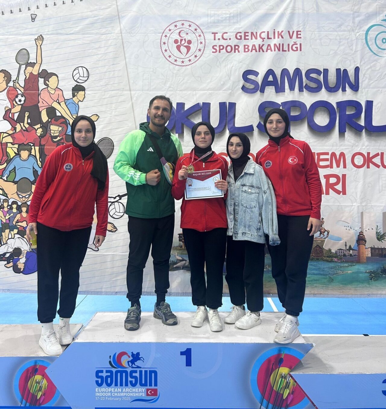Okul sporları kapsamında Samsun’da yapılan bilek güreşi müsabakalarında, Rekabet Kurumu