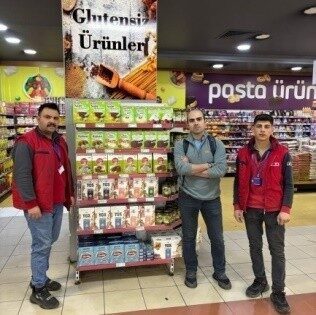 Uluslararası Çölyak Günü kapsamında Erzurum’daki kurumsal marketlerde görev yapan personele,