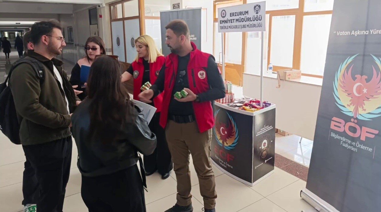 Erzurum Emniyet Müdürlüğü Terörle Mücadele Şube Müdürlüğü Bilgilendirme ve Önleme