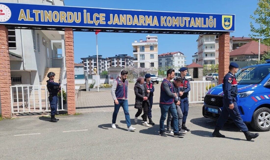 Ordu’da, uyuşturucu ile mücadele çalışmaları kapsamında jandarma ekipleri tarafından düzenlenen
