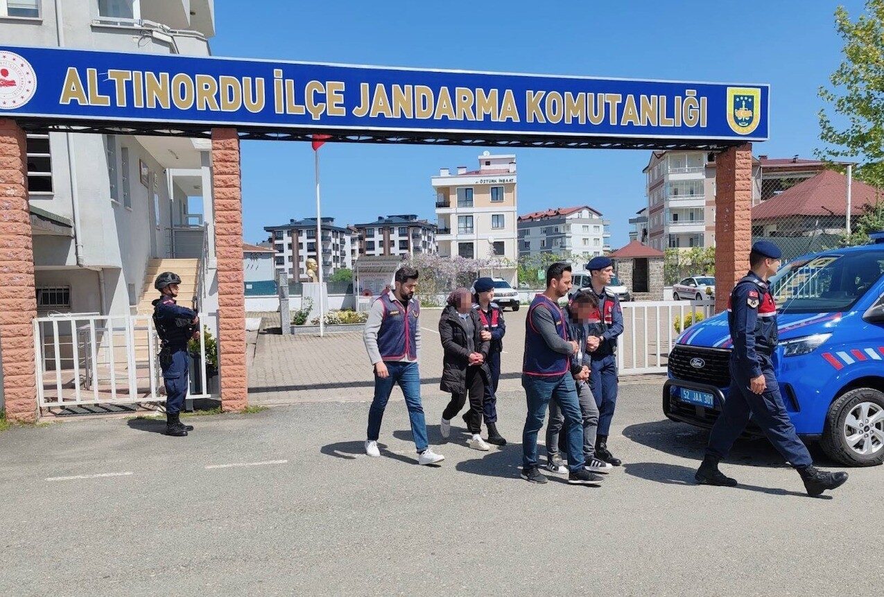 Ordu’da, uyuşturucu ile mücadele çalışmaları kapsamında jandarma ekipleri tarafından düzenlenen