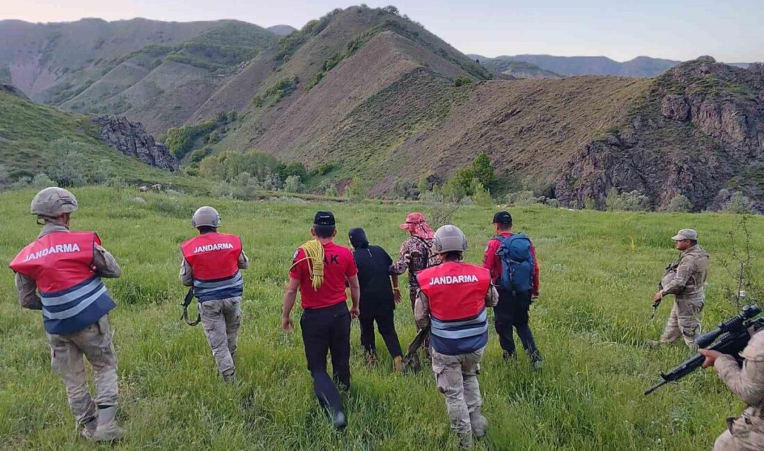 Tunceli’nin Pülümür ilçesinde ot toplamaya giden ve yollarını kaybeden çiftten