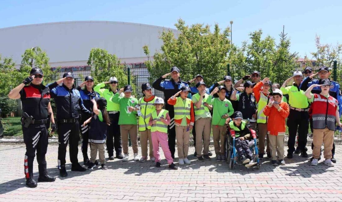Erzincan’da “10-16 Mayıs Engelliler Haftası” dolayısıyla özel çocukların “Polis” olma