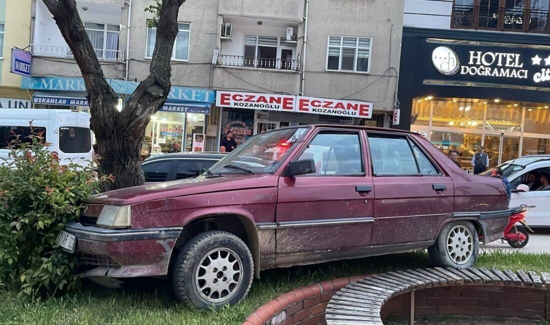 Kastamonu’nun Tosya ilçesinde park halindeyken hareket eden ve park halindeki