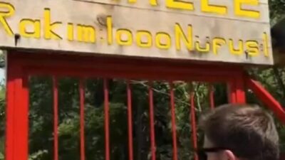 Rize’nin Çamlıhemşin ilçesinde sadece teleferik veya patika yoldan ulaşım sağlanan