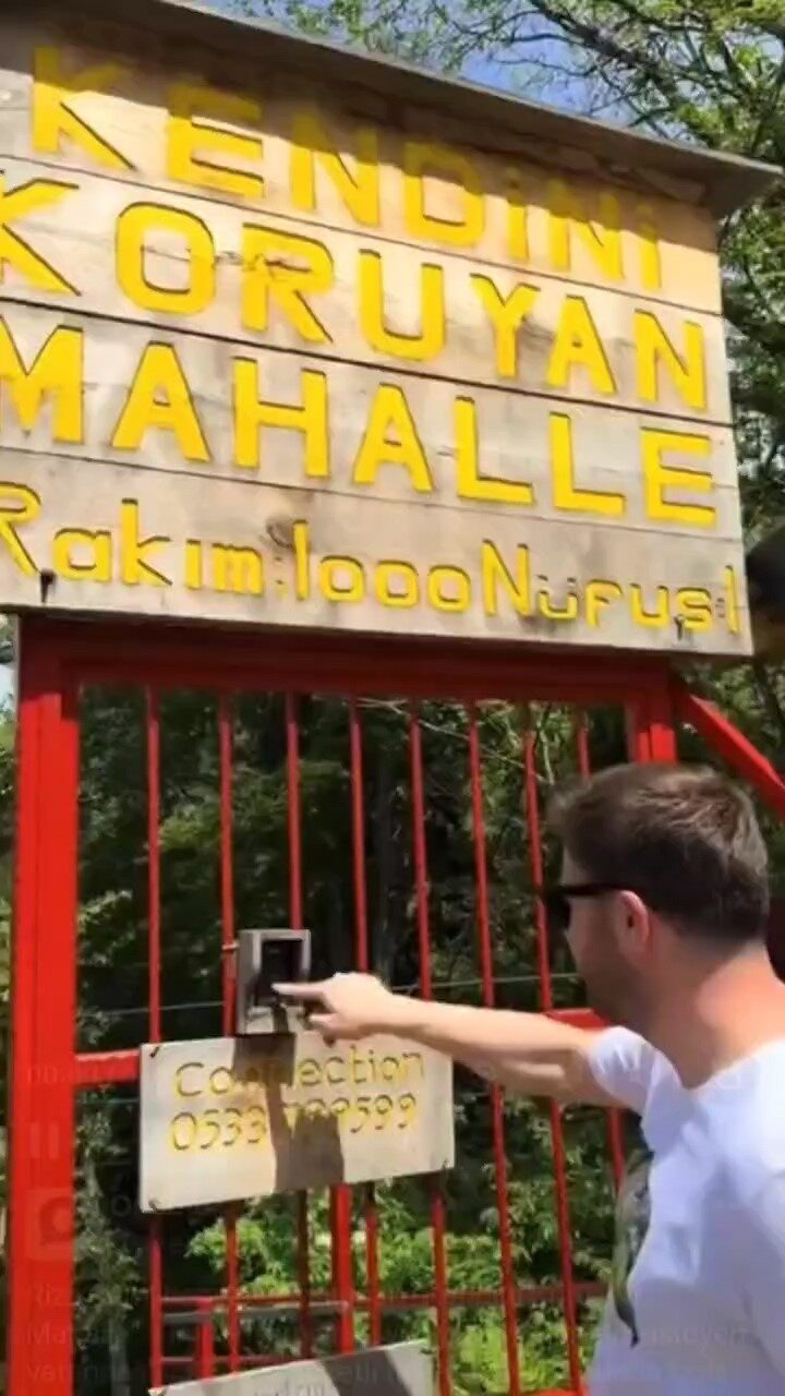 Rize’nin Çamlıhemşin ilçesinde sadece teleferik veya patika yoldan ulaşım sağlanan