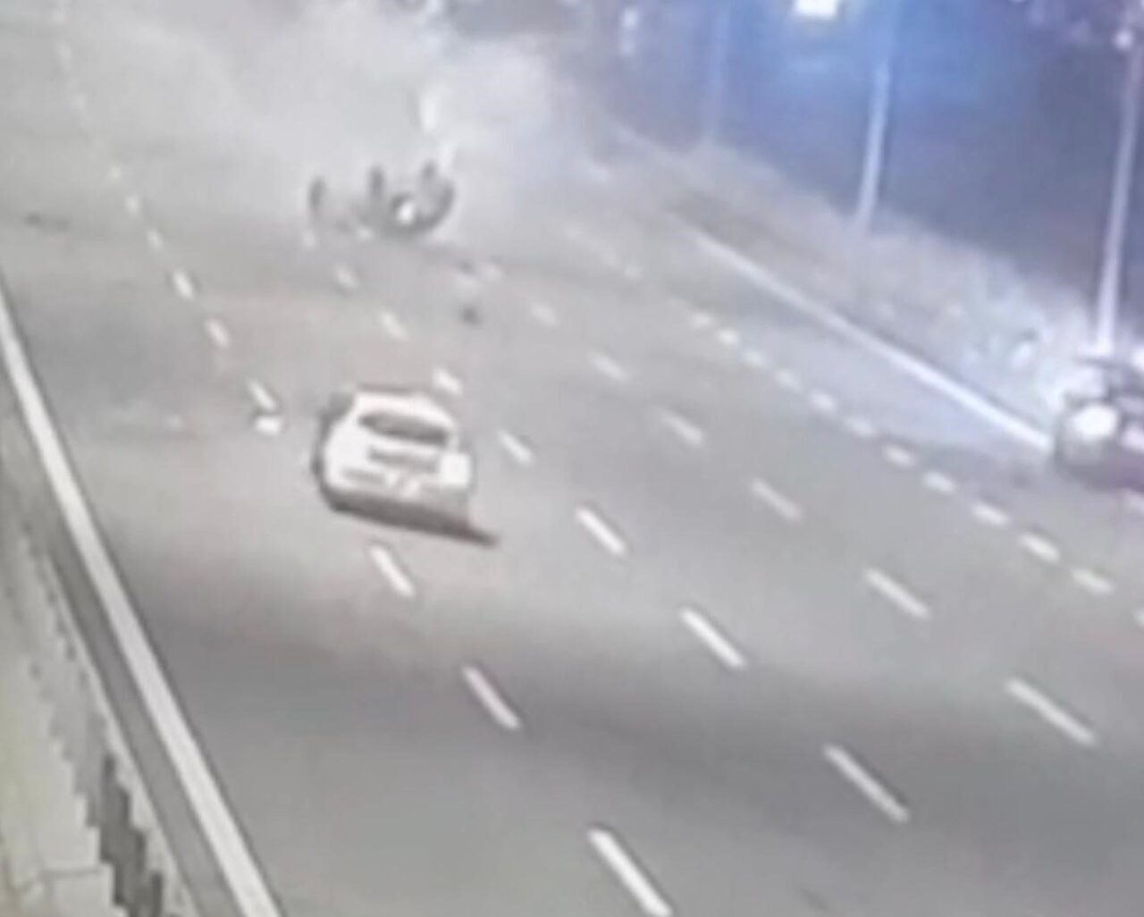 Kuzey Marmara Otoyolu Sakarya geçişinde iki otomobilin çarpışması neticesinde meydana