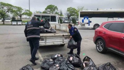Samsun’un İlkadım Belediyesi Zabıta Müdürlüğü ekipleri, Samsun İl Sağlık Müdürlüğü