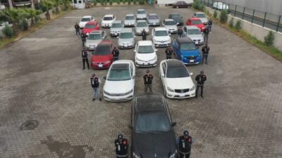 Şanlıurfa merkezli 6 ilde düzenlenen “change” araç operasyonunda 5 şüpheli