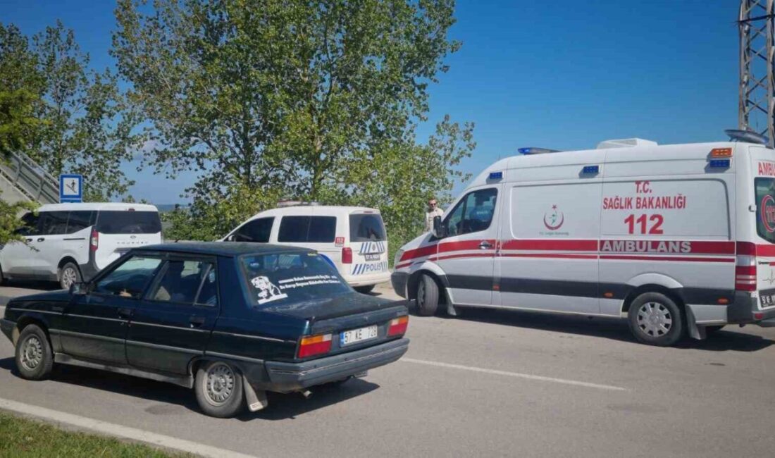 Sinop’ta bir kişi üst geçide çıkarak intihar girişiminde bulundu. Polis