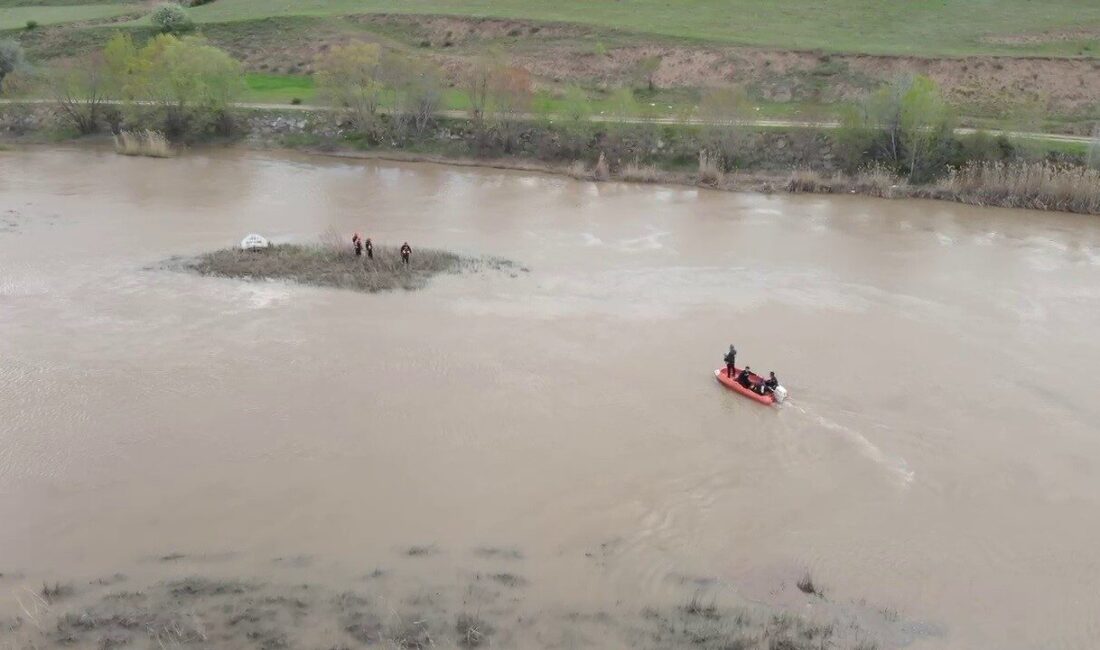 Sivas’ta AFAD ekipleri, Türkiye’nin en uzun nehri Kızılırmak’ta arama kurtarma