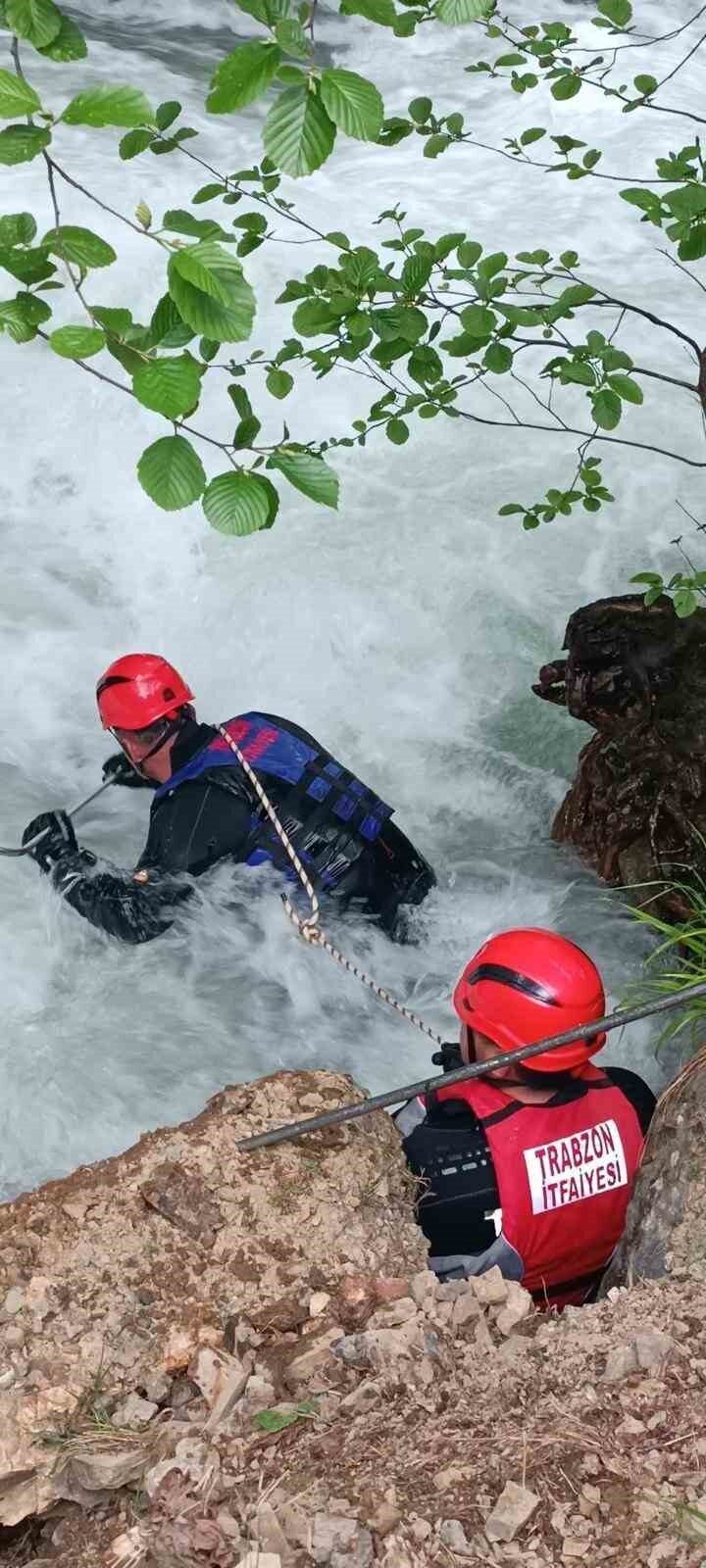 Trabzon’un Çaykara ilçesinin turizm merkezi Uzungöl’de bulunan Haldizen Deresi’ne su