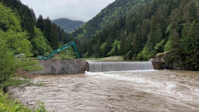 Trabzon’un Çaykara ilçesinin turizm merkezi Uzungöl’de bulunan Haldizen Deresi’ne 26