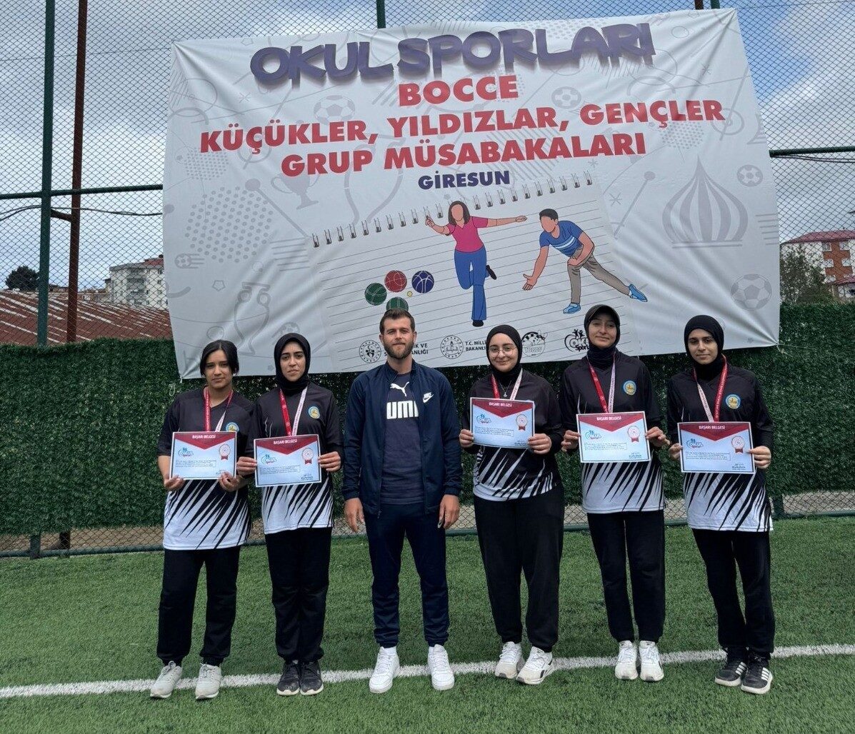 Erzincan Tercan Recep Gündüz AİHL Kız Bocce Takımı, Giresun’daki grup