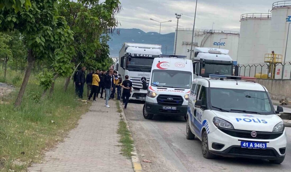 Kocaeli’nin Körfez ilçesinde 35 yaşındaki adam, tırda iple asılı halde