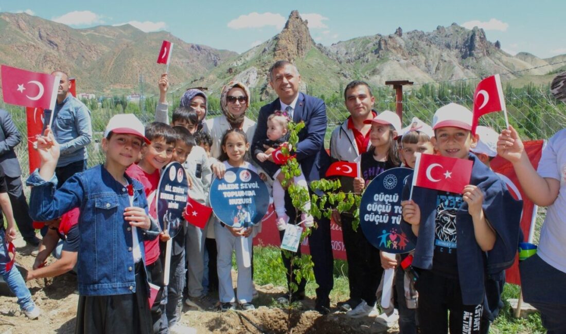 Erzurum’un Tortum ilçesinde, doğan her bebek için bir fidan dikimi