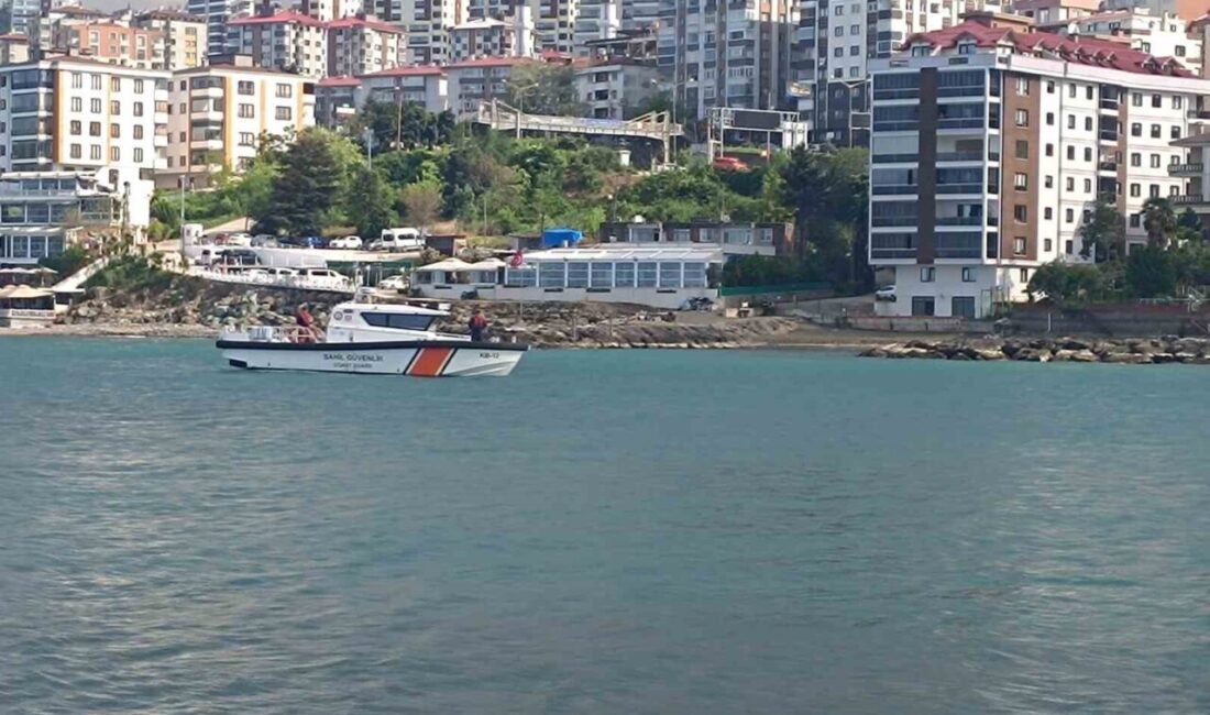 Trabzon’da sıcakların başlaması ile birlikte Akçaabat ilçesinde serinlemek için denize