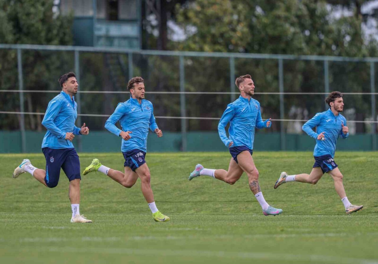 Trabzonspor, Ziraat Türkiye Kupası finalinde Galatasaray ile oynayacağı maçın hazırlıklarına