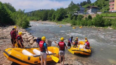 Trabzon’un Hayrat ilçesi Yarlı Mahallesi mevkiinde Hayrat-Of deresi üzerinde Trabzon’un