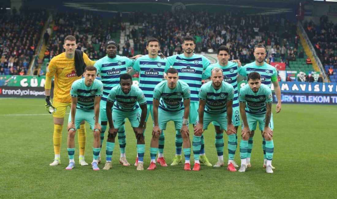 Trendyol Süper Lig’in 34. haftasında Çaykur Rizespor, sahasında Gaziantep FK