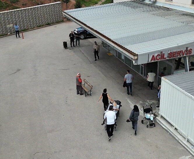 Tunceli Devlet Hastanesinde kuru hava gazı pompalayan sistemde meydana gelen
