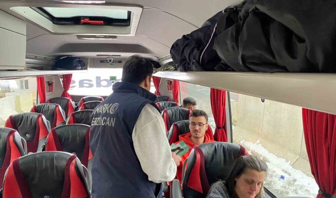 Erzincan İl Emniyet Müdürlüğü Narkotik Suçlarla Mücadele Şube Müdürlüğü personelince