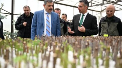 Erzurum Valisi Mustafa Çiftçi, Erzurum Orman Bölge Müdürlüğünü ziyaret etti.