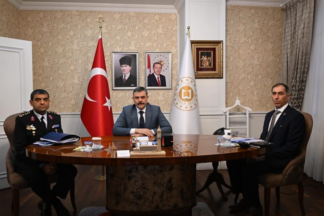 Erzurum Valisi Mustafa Çiftçi, İçişleri Bakanı Ali Yerlikaya başkanlığında Video