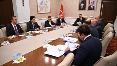 Erzurum Valisi Mustafa Çiftçi’nin başkanlığında, 2. Organize Sanayi Bölgesi Yönetim