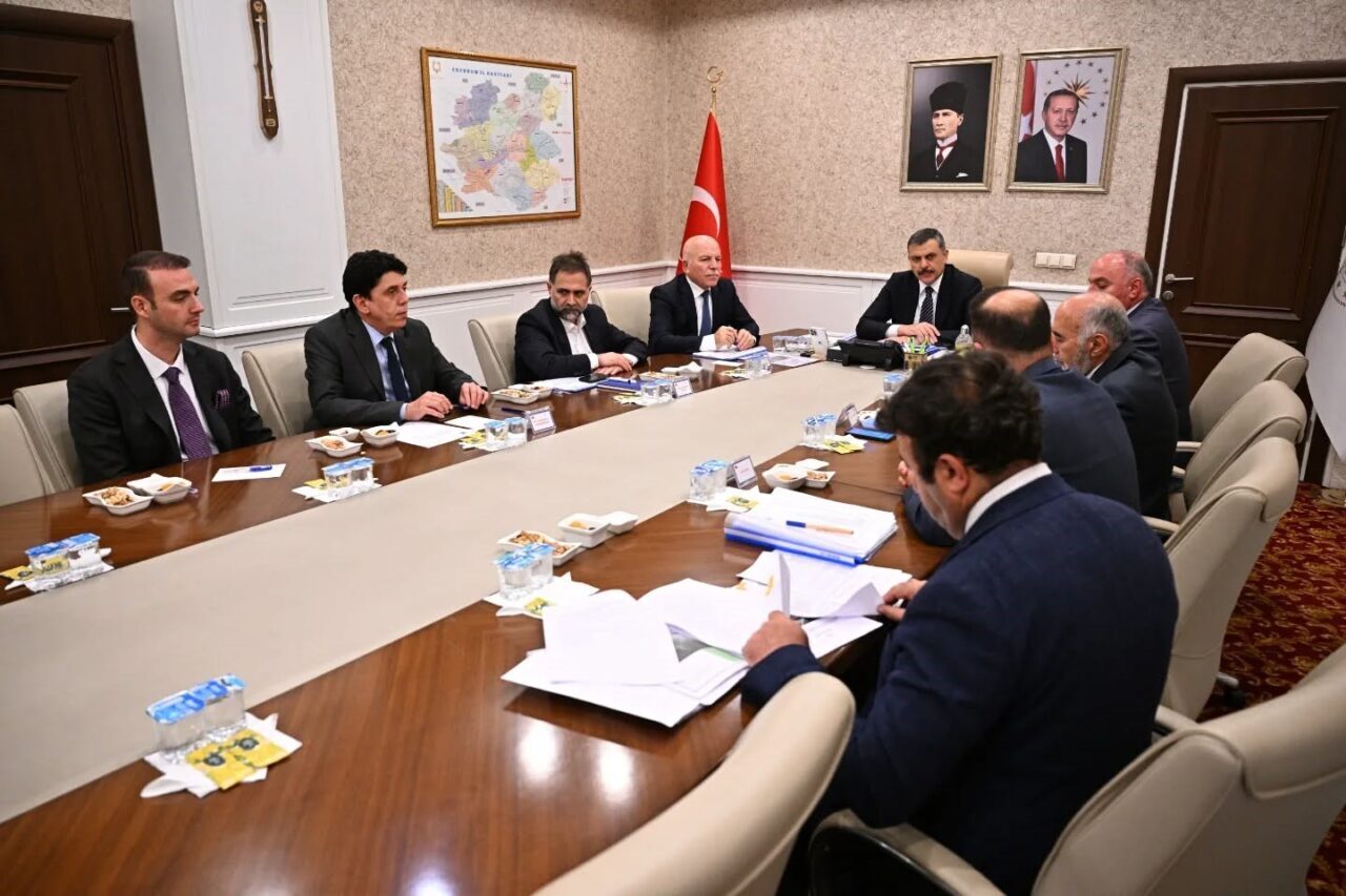 Erzurum Valisi Mustafa Çiftçi’nin başkanlığında, 2. Organize Sanayi Bölgesi Yönetim