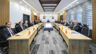 Erzincan Valisi Hamza Aydoğdu başkanlığında; Vali Yardımcısı/İl Özel İdaresi Genel