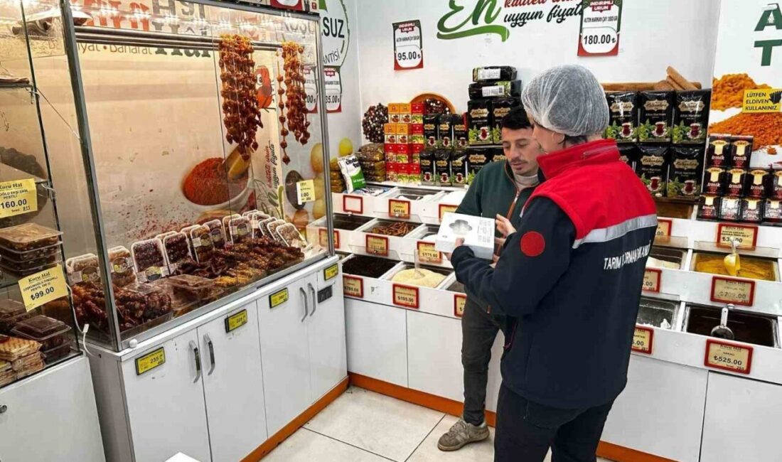 Erzurum’da yem, gıda ve gıda ile temas eden madde malzeme