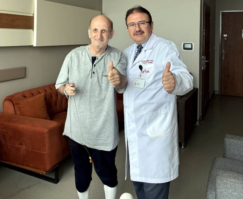 Samsun’da idrar şikayetleriyle hastaneye başvuran 68 yaşındaki hasta, erken tanı