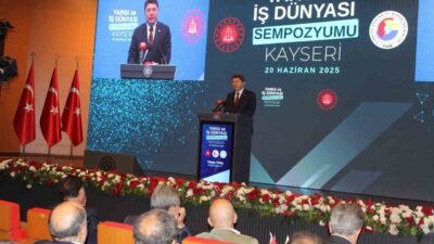 Kayseri’de düzenlenen Yargı ve İş Dünyası Sempozyumu’nda konuşan Adalet Bakanı