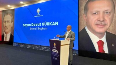 AK Parti Bursa İl Başkanı Davut Gürkan, Ankara Kızılcahamam’da düzenlenen