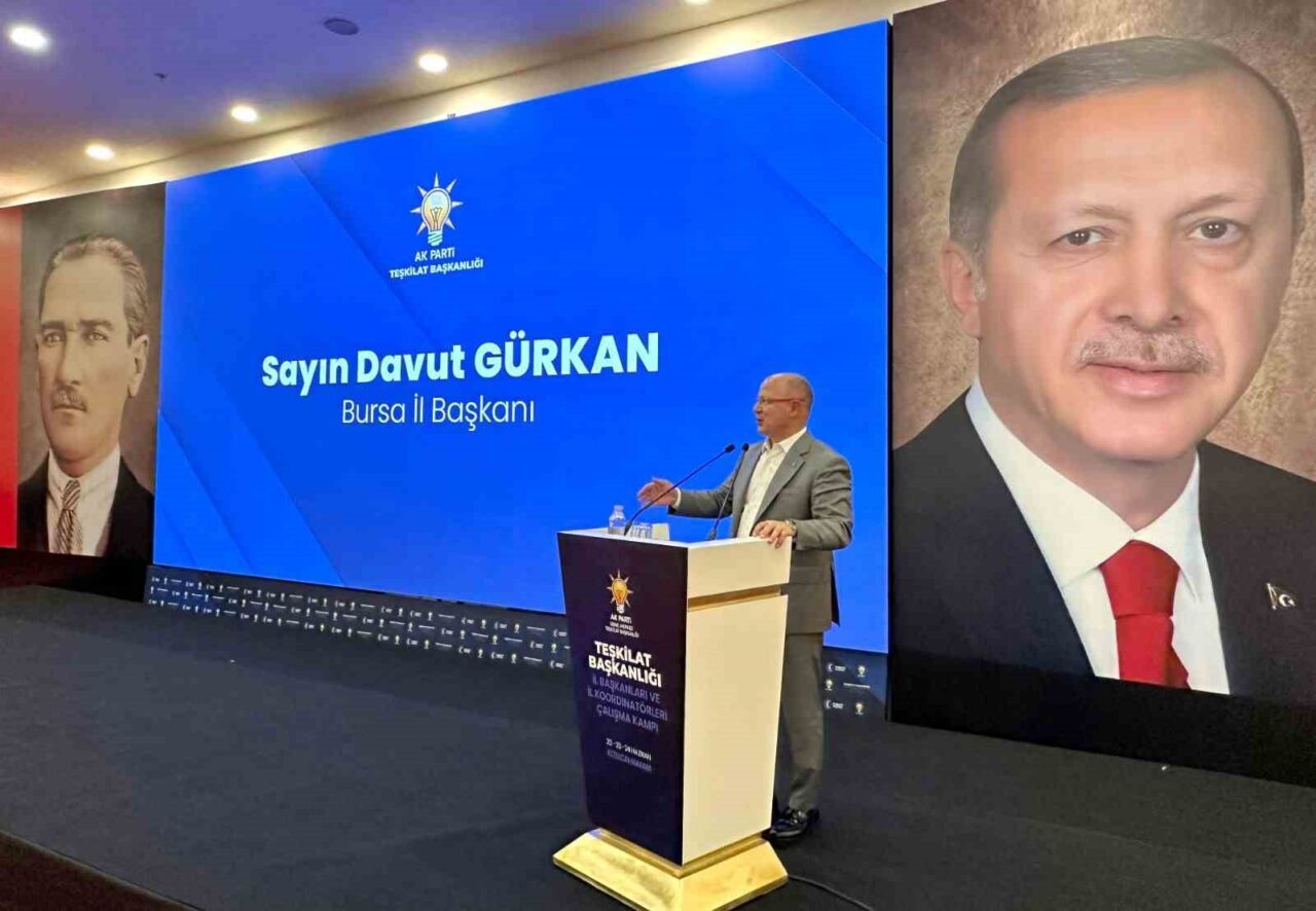 AK Parti Bursa İl Başkanı Davut Gürkan, Ankara Kızılcahamam’da düzenlenen