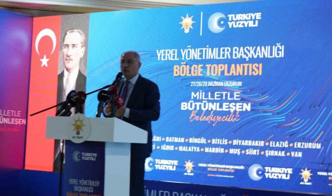 AK Parti Yerel Yönetimler Toplantısı’nda konuşan AK Parti Genel Başkanvekili