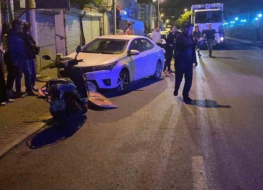 Zonguldak’ın Ereğli ilçesinde yaşanan trafik kazasında bir otomobil takla attı.