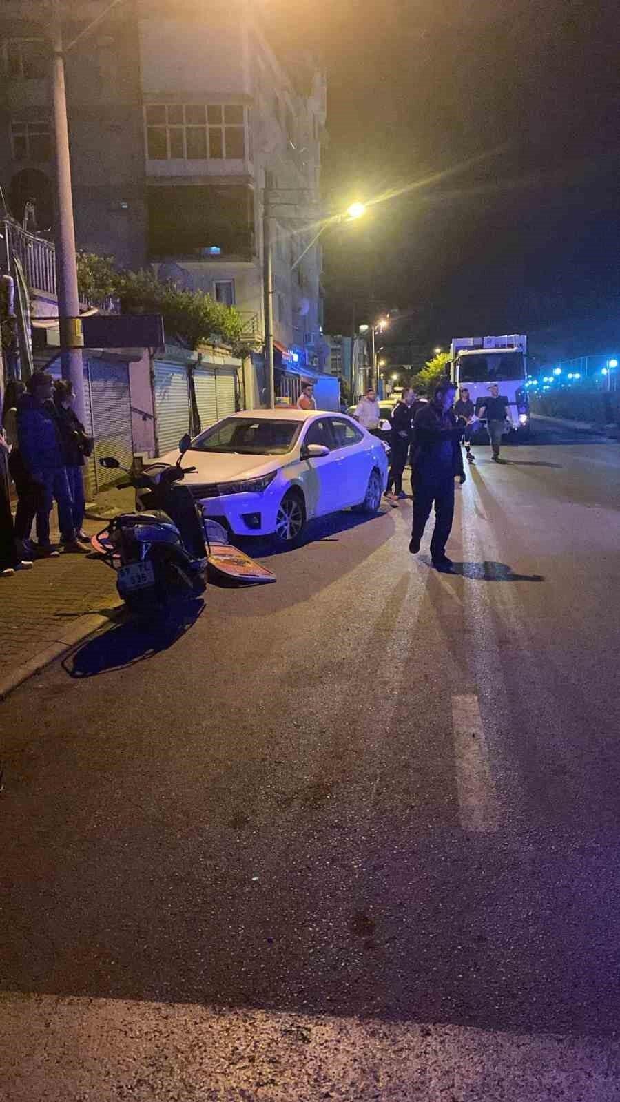 Zonguldak’ın Ereğli ilçesinde yaşanan trafik kazasında bir otomobil takla attı.