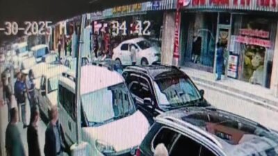 Gümüşhane’de alkollü bir sürücü, önce bir mağazaya daldı ardından olay