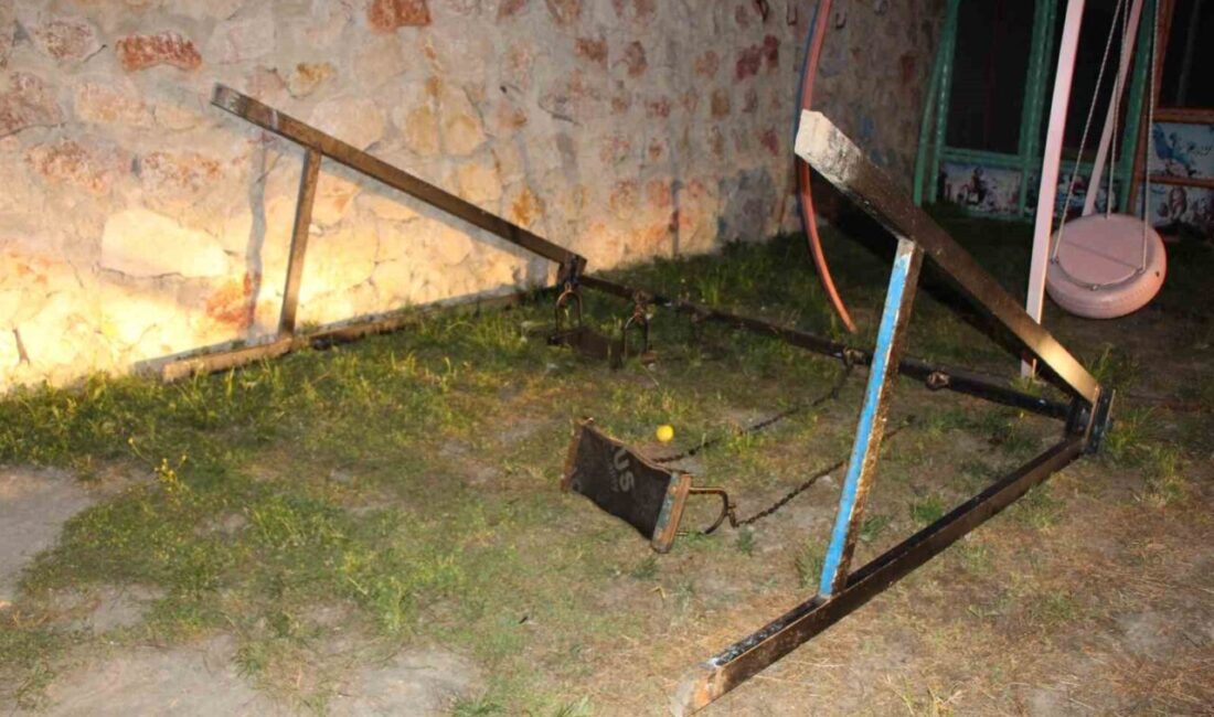 Amasya’da bayram tatili için memleketlerine giden ailenin mola verdiği yerde