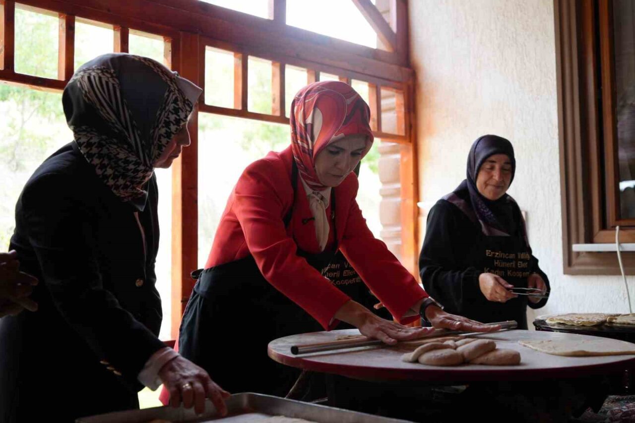 Aile ve Sosyal Hizmetler Bakanı Mahinur Özdemir Göktaş, Erzincan’da Hünerli