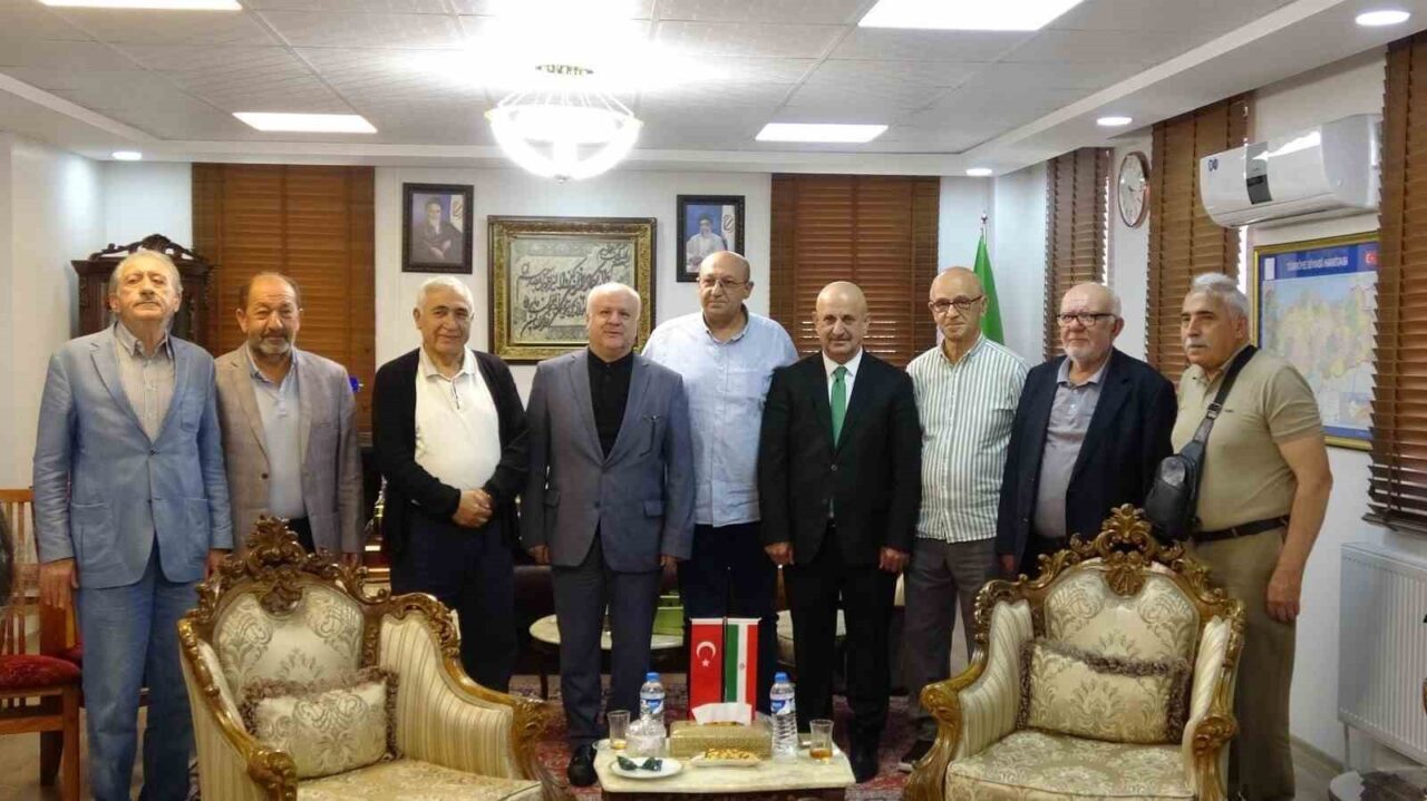 İran İslam Cumhuriyeti Erzurum Başkonsolos Mohammad Ebrahimi, kendisini ziyaret eden