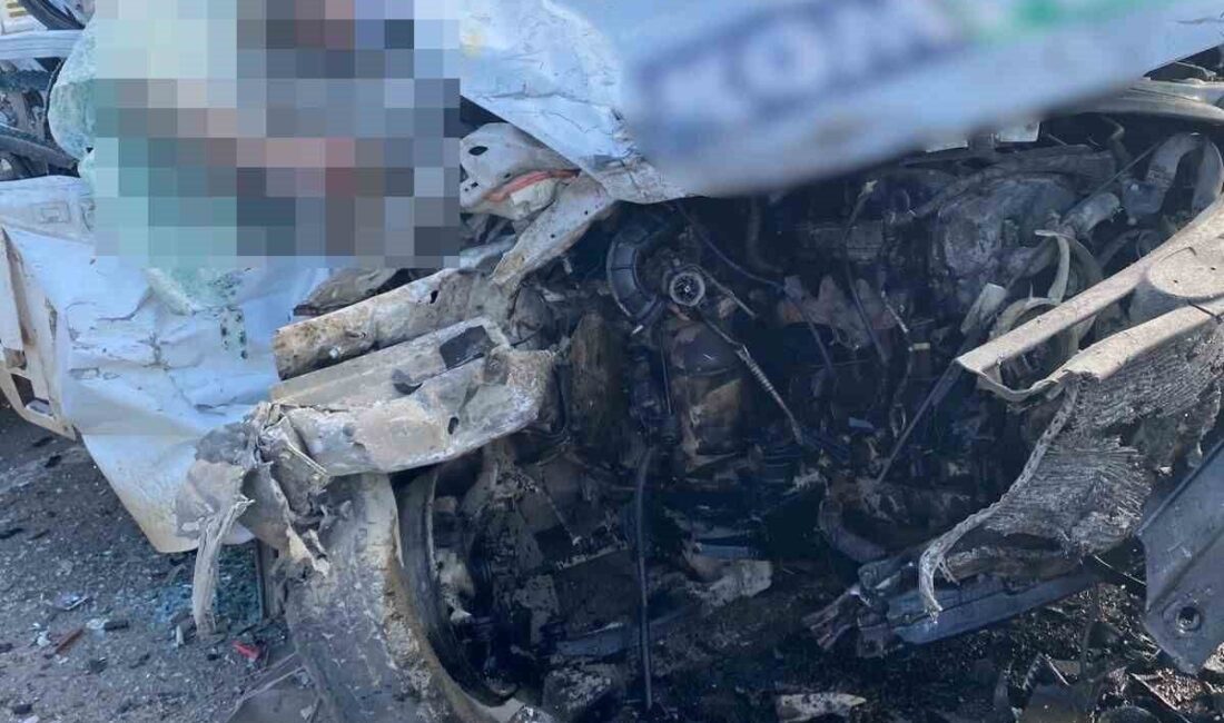 Bayburt Demirözü karayolunda tır ile kamyonetin kafa kafaya çarpıştığı kazada