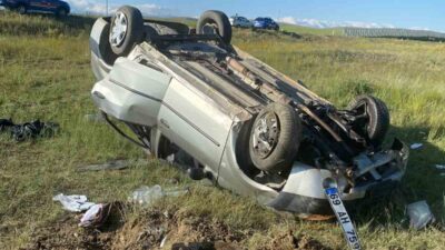 Bayburt-Demirözü karayolunda meydana gelen trafik kazasında 4 kişi yaralandı. Edinilen