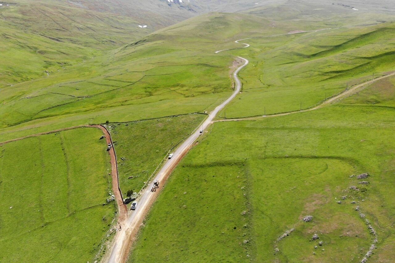 Bayburt’un Aydıntepe ilçesine bağlı 2 bin 360 rakımlı Günbuldu köyünde