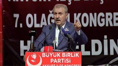 Büyük Birlik Partisi (BBP) Genel Başkanı Mustafa Destici, “Terör örgütü